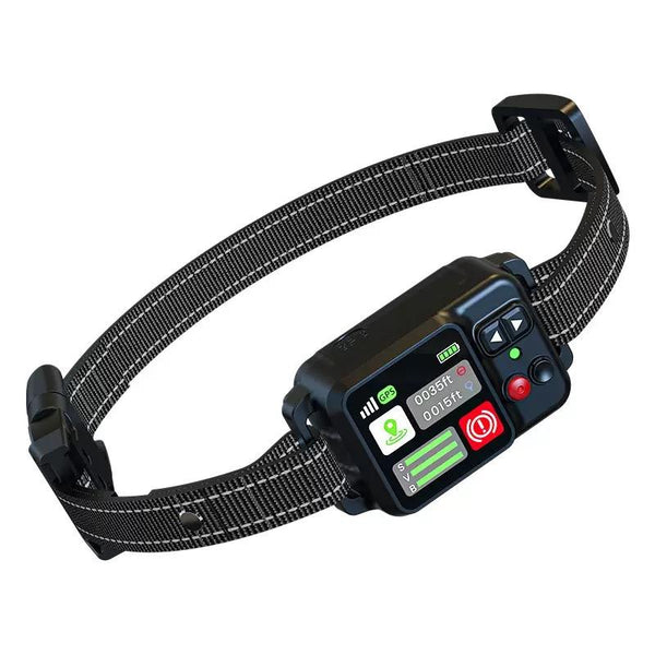 VTX-2501029 Color TFT LCD Screen GPS Pet Fence Collar 3 Training Modes Vibration Beep Adjustable Level All Dog Breeds Home Decor