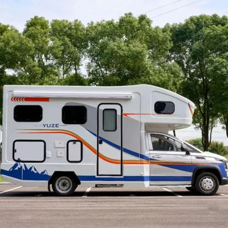 Luxury Motorhome Right Hand Drive Electric Vehicle Customized Caravan for Outdoor Camping