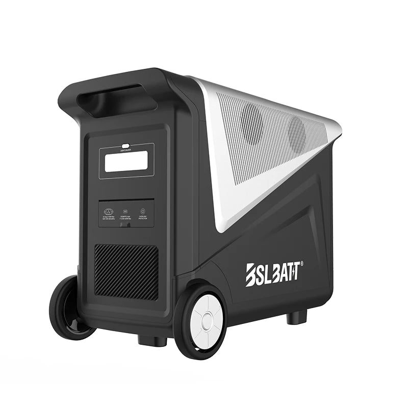 Portable Energy Storage System 3840Wh LiFePO4 Battery with Pure Sine Wave Inverter and MPPT Controller
