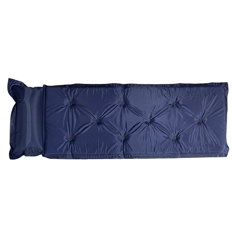 Automatic Inflatable Sleep Pad for Camping and Outdoor Use, 183x60x2.5cm, PVC and Polyester, Portable and Foldable