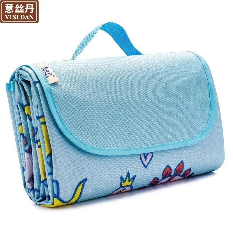 Portable Moisture-Proof Outdoor Picnic and Camping Mat, Rectangle Shape, Spring/Summer Use