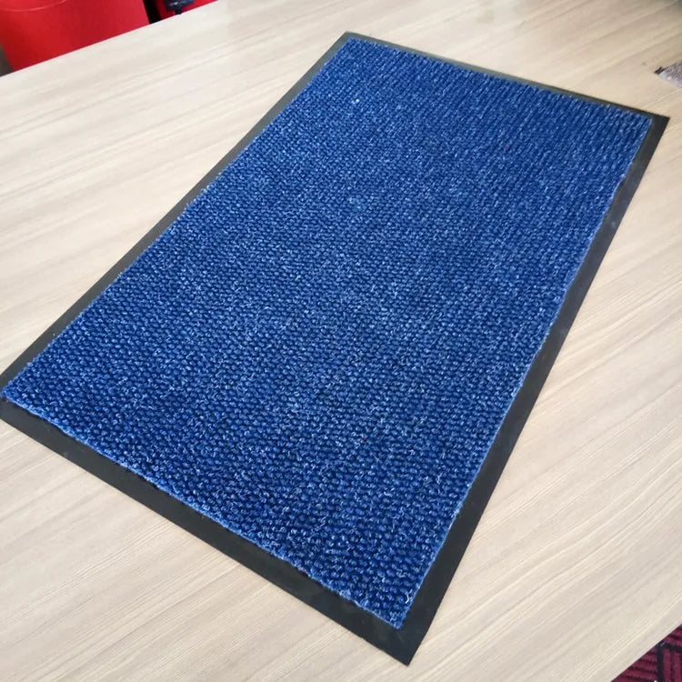 Outdoor PVC Floor Carpet Rug, High Absorbent Polyester, Non-Slip Entryway Mat, Rectangle Shape, Modern Style, 40x60cm, 45x70cm