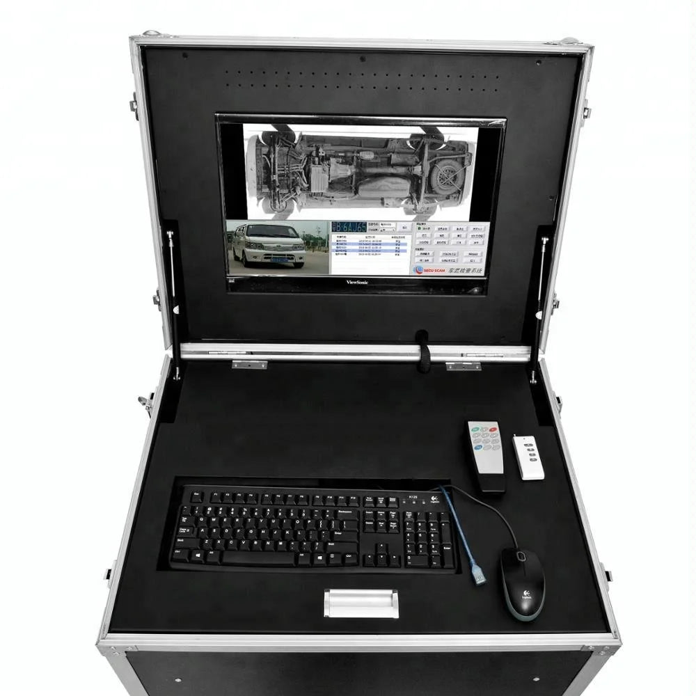 High-Performance Portable IP68 Waterproof Vehicle Surveillance System with 100W Auxiliary Light and Full Automatic Scanning