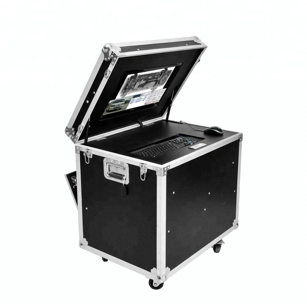 High-Performance Portable IP68 Waterproof Vehicle Surveillance System with 100W Auxiliary Light and Full Automatic Scanning