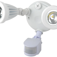 VTX-2364581 High Lumen ABS Outdoor Exterior Waterproof Twin Head Motion Sensor Security Garden Flood Led Spot Light Camping Hiking