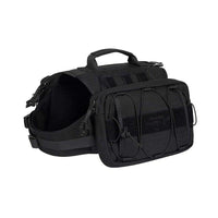 VTX-8699941 Multi-Functional Tactical Polyester Dog Harness Backpack Reflective Alloy Heavy-Duty Hiking Running Camping Outdoor