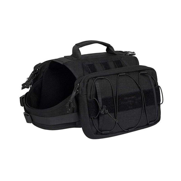 VTX-8699941 Multi-Functional Tactical Polyester Dog Harness Backpack Reflective Alloy Heavy-Duty Hiking Running Camping Outdoor