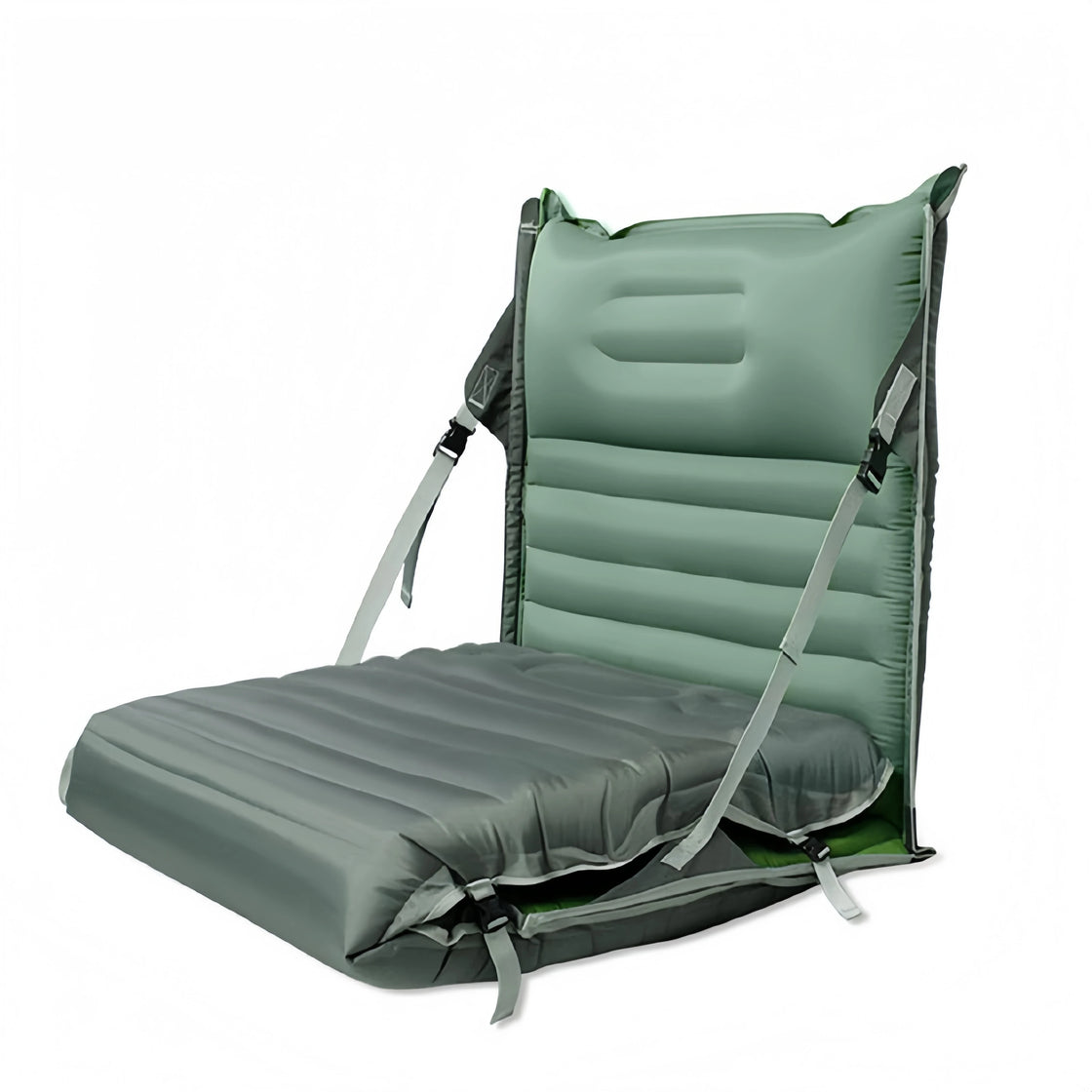 2 in 1 Camping Sleeping Pad Convertible Sofa Air Mattress Multi-Functional Lounge for Outdoor Use