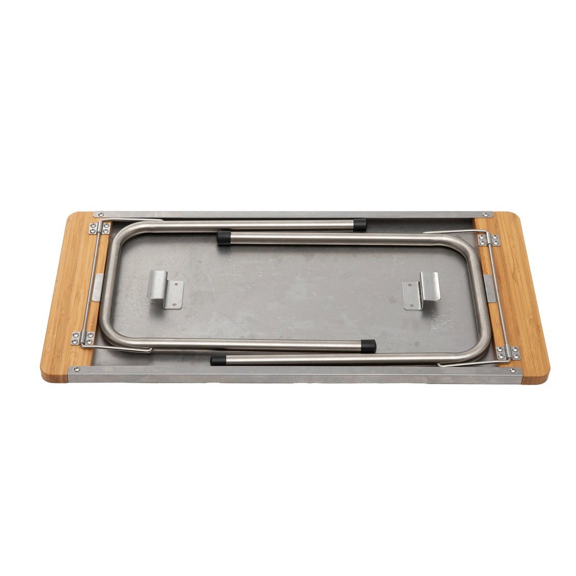 Multifunctional Folding Table - Stainless Steel Outdoor Camping Table, Portable and Foldable, 70x34x38cm