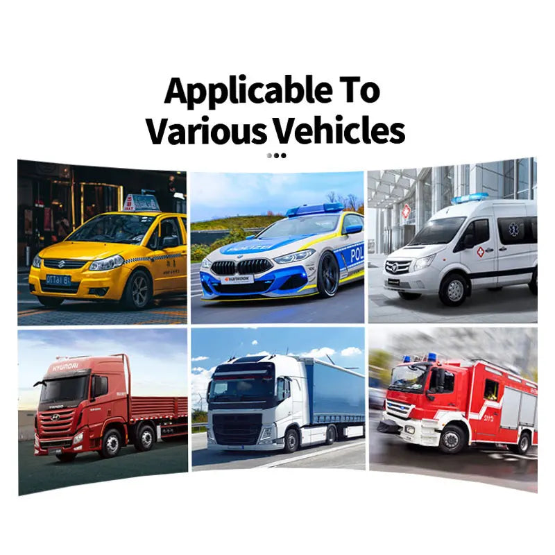 OBD II Diagnostic Tool with 4G LTE Dash Cam and GPS for Trucks and Buses