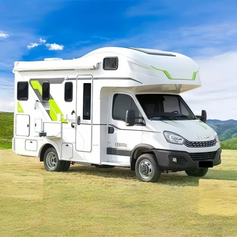 Customizable Luxury Motorhome Camper Truck 4x2 RV Off-Grid Travel Caravan with Full Equipment