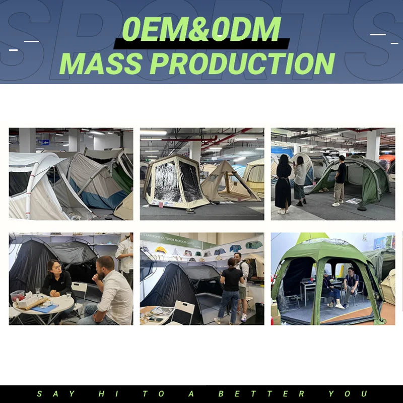 270-Degree Car Side Sunshade Frame Portable Camping Roof Tent for 3-4 Persons, Heavy-Duty Waterproof Polyester and Oxford Cloth