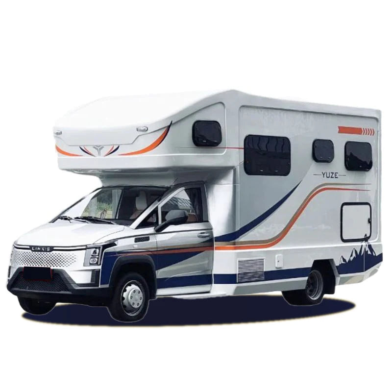 Luxury Motorhome Right Hand Drive Electric Vehicle Customized Caravan for Outdoor Camping