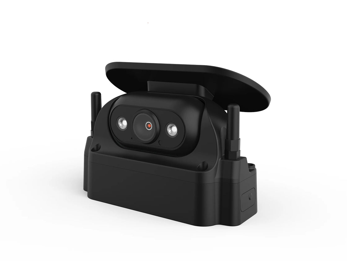 5 Inch Wireless Solar Battery Dash Cam with Monitor for Trucks, RVs, and Trailers - Model ZY-W513