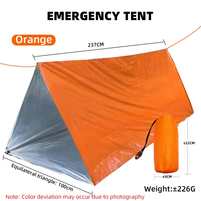 Outdoor Cold-Proof Moisture-Resistant Camping Tent for 1-2 Persons, Model GO-ET01, Nylon Fabric, Four-Season Use