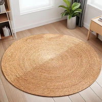 Hand-woven Sedge Solid Color American Country Style Circular