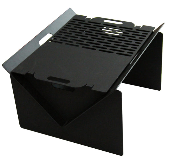 VTX-1136677 CAMPING HOT ITEM Portable Steel Fire Pit Grill Backyard Patio Camping-for Wood Burning New Condition Hiking Travel
