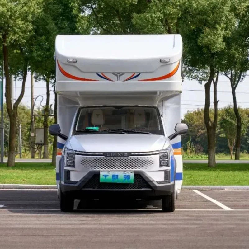 Luxury Motorhome Right Hand Drive Electric Vehicle Customized Caravan for Outdoor Camping