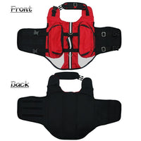 VTX-6091813 Outdoor Dog Backpack Harness Reflective Dogs Pack Hound Travel Camping Hiking Backpacks Saddle Bag Medium Large