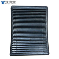 VTX-1447077 Wheel Chock Car Slipping Tyre Stopping Black Heavy Duty Wedge Travel Tralier Camper Rubber Home Decor Gifting Patio