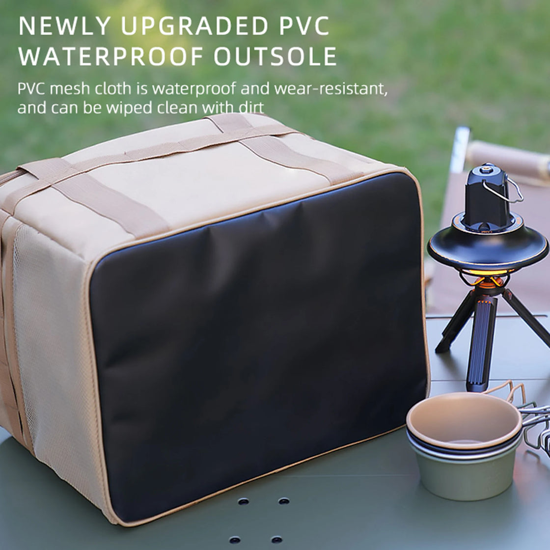 Multifunctional Foldable Camping Storage Box, Large Capacity Organizer for Outdoor Use, 30L and 42L Options, Oxford Cloth