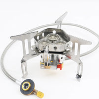 Portable Mini Outdoor Camping Gas Stove Stainless Steel Fold