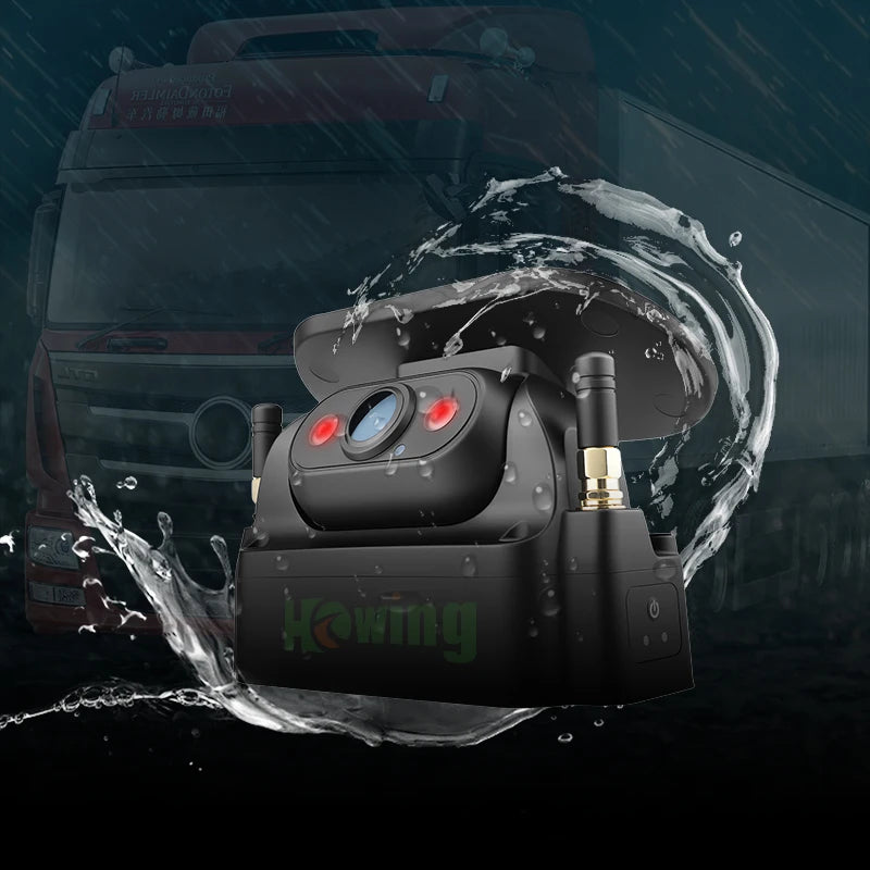 Solar Wireless WIFI Truck Camera System with 5-Inch IPS Monitor and Magnetic Waterproof Backup Camera