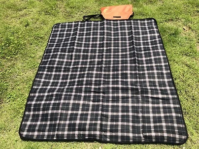 Waterproof Roll Folding Pocket Sport Picnic Blanket Mat, 100% Polyester, Customizable Logo, Square Shape