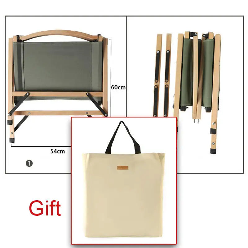 Outdoor Lightweight Folding Canvas Beach Chair - Model HS-LYY010-2