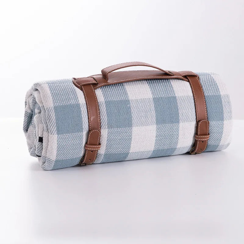 Oversized 2x2m Family Picnic Blanket: Waterproof Oxford Mat