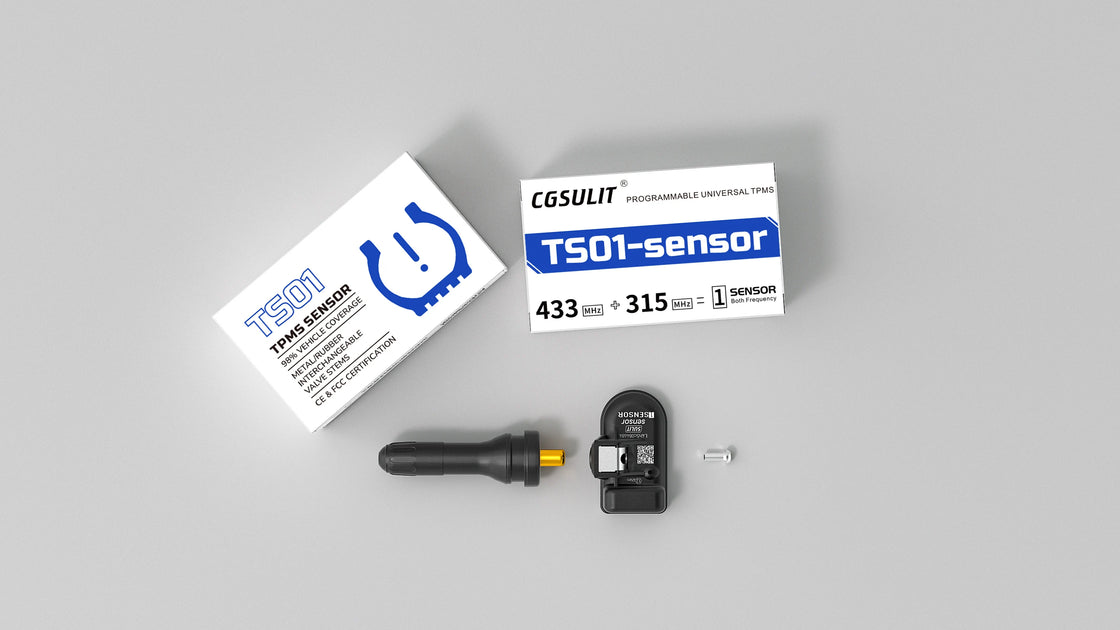 Programmable Universal TPMS Sensor for Audi A4, A3, A1, BMW, Mazda, Toyota - Mobile App Controlled Tire Pressure Monitoring System