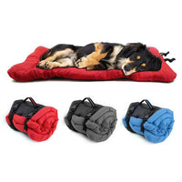 VTX-4106661 Portable Medium Washable Non-slip (waterproof) Carrier Mat Camping Fold up Outdoor Tote Pet Dog Travel Bed Bedroom