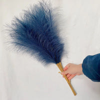 55CM Fluffy Pampas Grass Simulation Reed Hair Simulation Wed