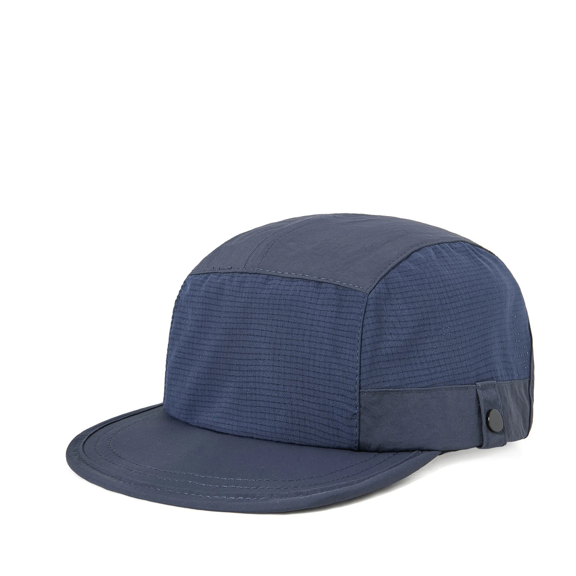 Unisex Five-Panel Mesh Snapback Baseball Cap for Outdoor Sports and Camping