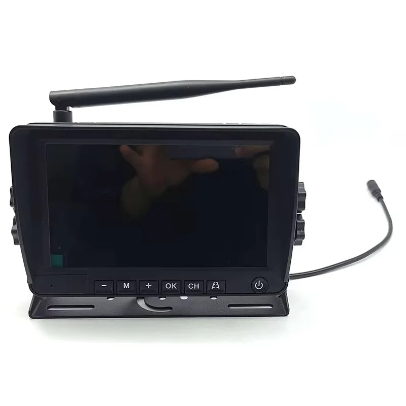 Magnetic Solar Energy Dash Cam Backup MDVR System Wireless Wifi Camera for Car Truck RV Trailer Bus