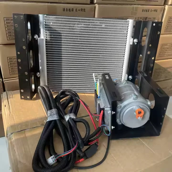 12V/24V DC Variable Frequency Electric Hidden Car Air Conditioner for RV and Truck Use, Model SW-01, Size 595*570*345mm