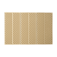 VTX-3708069 Waterproof Foldable Outdoor Camping Mat Beach Straw Rug Outside Indoor Area XPE Lightweight 70.9 x 23.6 x 0.8 in