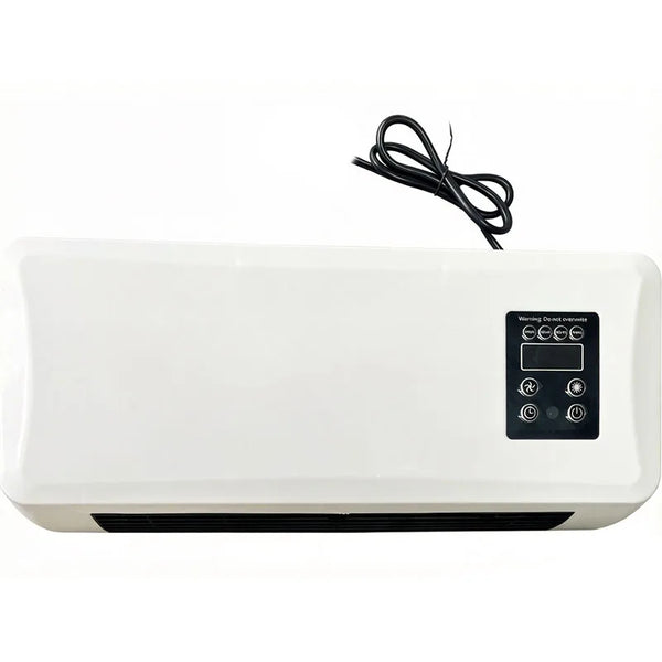 VTX-4396197 1500W Portable Ductless Air Conditioner Wall-Mounted Natural Wind Fan Heater RV Polypropylene Camping Hiking Travel