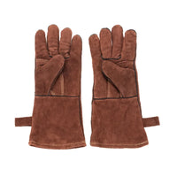 Hot Sell Oven Mittens Ox Hide Cowhide Heat Resistant Fire Pr