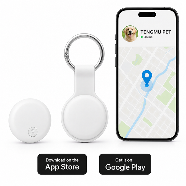 VTX-2468261 Smart GPS Pet Tracker Wireless Tag IOS Android Compatible Location Alarm Long Battery Life Portable Home Decor Gifting