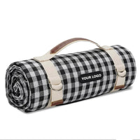 VTX-3642533 Folding Picnic Beach Mat INS Wind Canvas Handle Moisture-Proof Outdoor Activities Like Hiking Camping Bedroom Living