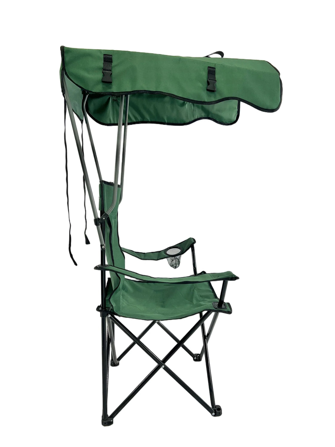 Foldable Stainless Steel Beach Chair with Oxford Fabric Cover, Outdoor Camping Furniture, 83x52x130cm