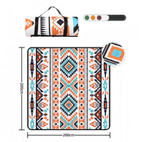 VTX-1839909 Extra Large Waterproof Picnic Mat Foldable Outdoor Blanket Moisture Proof Garden Park Camping Rug Family Travel