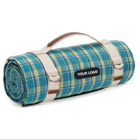 VTX-3642533 Folding Picnic Beach Mat INS Wind Canvas Handle Moisture-Proof Outdoor Activities Like Hiking Camping Bedroom Living
