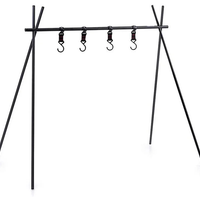 Outdoor Storage Camping Hanging Racks Aluminum Alloy Folding