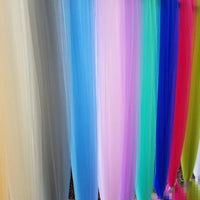 Swiss Dot Tulle Chair Sashes Organza Chair Back Bow Sheer Ya