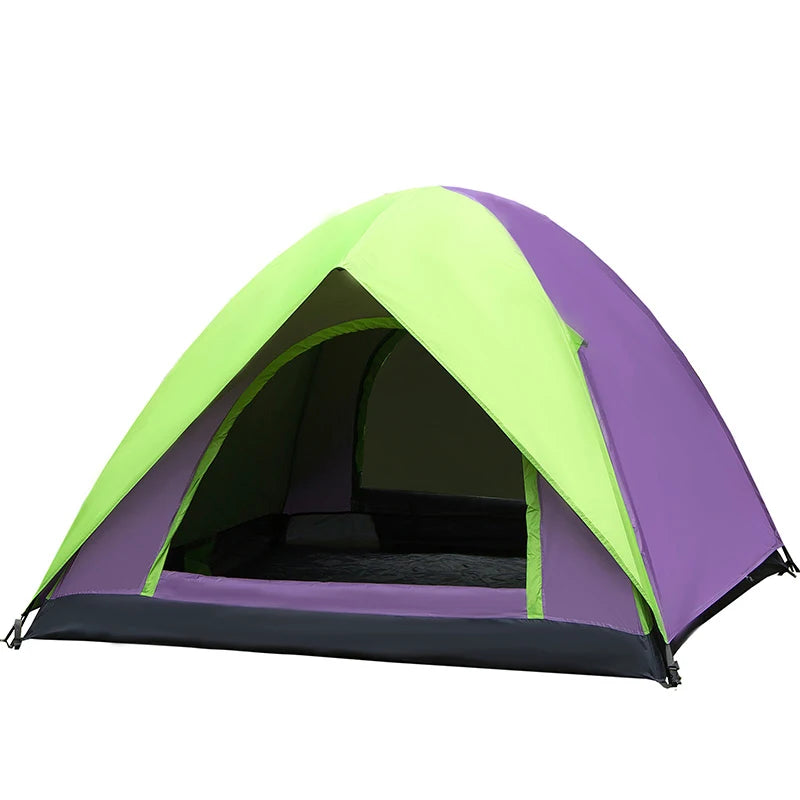 Four-Season Waterproof Camouflage Hexagonal Canopy for Outdoor Use, Portable and Lightweight, Fits 3-4 People
