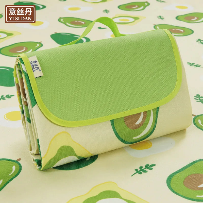 Portable Moisture-Proof Outdoor Picnic and Camping Mat, Rectangle Shape, Spring/Summer Use