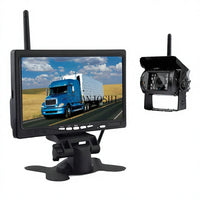 VTX-8170277 7" Wireless Waterproof Backup Rear View Reverse Camera Monitor Parking System Night Version RV Truck Trailer Bus DC
