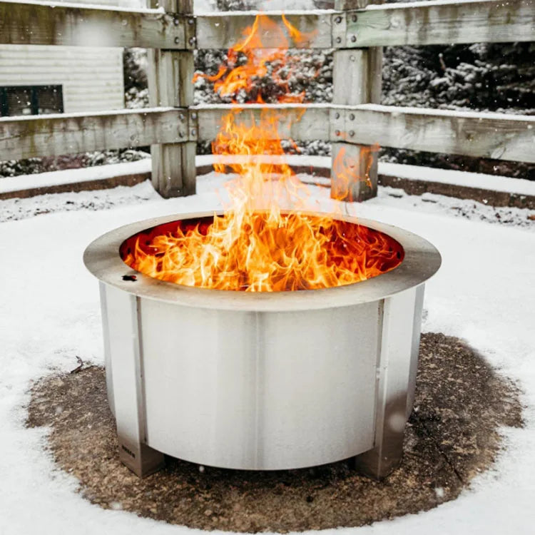 20" Outdoor Fire Pit Wood Burning Corten Steel V-shaped for Patio and Garden